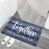 Together Doormat- Welcome Door Mat for Front Entrance Farmhouse Family Door Quote Decorative Doormat view 3