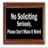 Welcome Doormat Funny Front Door No Soliciting, Gift Mat with Anti-Slip Rubber Back Funny Rugs Personalized Doormat for Entrance Way view 1