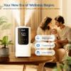 LEVOIT Humidifiers for Bedroom Home, Smart Warm and Cool Mist Air Humidifier for Large Room, Auto Customized Humidity, Fast Symptom Relief, Easy Top Fill, Essential Oil, Quiet, OasisMist4.5L, White view 2