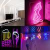 dobestyou Green Neon LED Strip Lights, 16.4ft 12V DC 600 SMD2835 LEDs Waterproof Flexible Rope Light for Indoor & Outdoor Home Decoration (Power Adapter Not Included) view 4