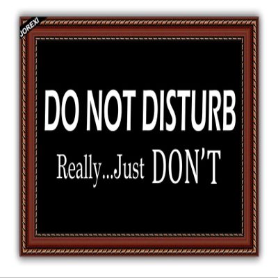 Do Not Disturb Door Mat Funny Welcome Doormat with Rubber Back,Doormat for Entrance Way Hello Monogram Mats for Front Door Mat Kitchen Rugs