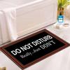 Do Not Disturb Door Mat Funny Welcome Doormat with Rubber Back,Doormat for Entrance Way Hello Monogram Mats for Front Door Mat Kitchen Rugs view 4