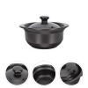 1pc Ceramic Stew Pot - Casserole for Braised Chicken Soup Capacity for Asian Cooking Smooth Non-stick Interior for Home Use view 2