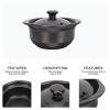 1pc Ceramic Stew Pot - Casserole for Braised Chicken Soup Capacity for Asian Cooking Smooth Non-stick Interior for Home Use view 3
