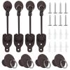Seprochoo Replacement Shade Parts Bungee End Cap Kit, for Exterior Cordless Roller Shades Outdoor Blinds (2pcs, Brown) view 1