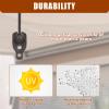 Seprochoo Replacement Shade Parts Bungee End Cap Kit, for Exterior Cordless Roller Shades Outdoor Blinds (2pcs, Brown) view 4