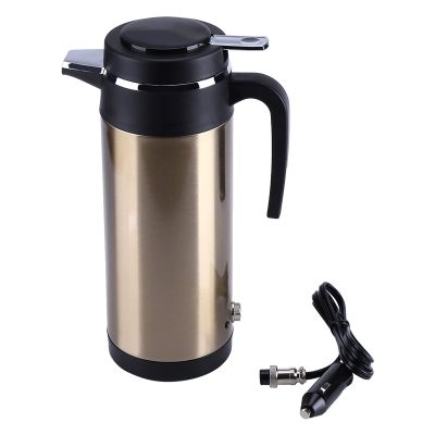 12V Portable Car Heated Mug,Car Heating Cup, 800mL Stainless Steel Travel Electric Coffee Cup for Heating Water, Coffee, Milk, Tea, Car Heating Cup,12V Portable Car Heated Mug, 800mLElectric Cup
