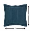 Better Trends Chenille Bedspreads Full/Double Size, Teal 100% Cotton Chenille Stripe Design Tufted Bedding Coverlet Soft Lightweight, 96"x110" with 2 Sham, 3 Pieces Set Jullian Collection view 3