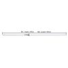 41 3 74 8inExtendable Spring Telescopic Curtain Rod Set, Curtain Rods, Bathroom Window Curtain Rail Loaded Pole Rod, for Window, Curtain Rods, 41 3 74 8inExtendable Spring TelescoCurtain Rail Curta view 2