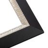 10x15 Frame Black Real Wood Picture Frame Width 2.25 Inches | Interior Frame Depth 0.5 Inches | Bridger Silver Traditional Photo Frame Complete with UV Acrylic, Foam Board Backing & Hanging Hardware view 2