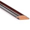 10x12 Frame Executive Brown Round Mahogany Finish Solid Wood Picture Frame | 1.25 Inch Moulding Width | Seeley Frame Complete with UV Acrylic Plexiglass, Foam Board Backing & Hanging Hardware view 3