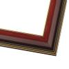 10x32 Frame Mahogany Brown with Gold Trim | Solid Wood Picture Frame Width 1.5 Inches | Interior Depth 0.5 Inches | Charles Executive Frame with UV Acrylic, Foam Board Backing & Hanging Hardware view 4