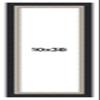10x38 Frame Black Real Wood Picture Frame Width 2.25 Inches | Interior Frame Depth 0.5 Inches | Bridger Silver Traditional Photo Frame Complete with UV Acrylic, Foam Board Backing & Hanging Hardware view 1