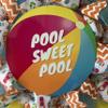 Pool Sweet Pool Summer Wreath Handmade Deco Mesh. Available in 24 inch and 28 inch diameters view 2