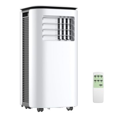 ARLIME Portable Air Conditioners, 9000 BTU AC Unit with Remote Control, 2 Speed Winds, Cools up to 350 Sq. Ft., 24H Timer, Window Kit, Floor Air Cooler for Bedroom, Room, Office, Dorm