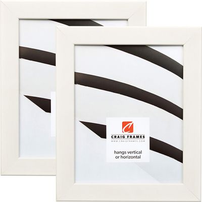 Craig Frames 26021 22 x 28 Inch Picture Frame, Modern Off-White, Set of 2