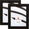 Craig Frames 26062 14 x 18 Inch Picture Frame, Modern Black Oak, Set of 2 view 1