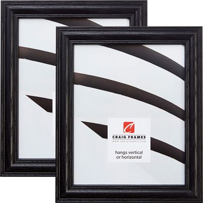 Craig Frames 440BK 24 x 32 Inch Picture Frame, Black, Set of 2