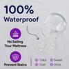 Hospital Bed Mattress Protector, Contoured - Water Resistant Cover - Protect Bed from Odor, Dust, and Stains - Mattress Cover - 36" x 80" x 6" - 12 Pieces view 2