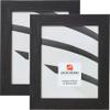 Craig Frames Jasper, 24 x 24 Inch Picture Frame, Country Charcoal Black, Set of 2 view 1