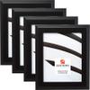 Craig Frames FW4BK 12 x 36 Inch Picture Frame, Contemporary Black, Set of 4 view 1