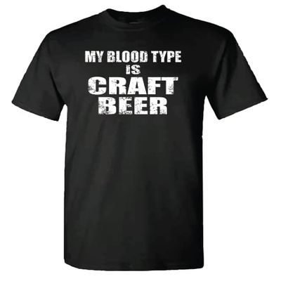 My Blood Type is Craft Beer (as1, Alpha, l, Regular, Regular, Black, 2XL)