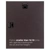 Craig Frames 74009 8 x 12 Inch Picture Frame, Rustic Black, Set of 4 view 4