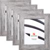 Craig Frames 74030 8 x 12 Inch Picture Frame, Gray Barnwood, Set of 4 view 1