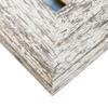 Craig Frames American Barn, 8 x 12 Inch Faux Barnwood Picture Frame, White, Set of 4 view 2
