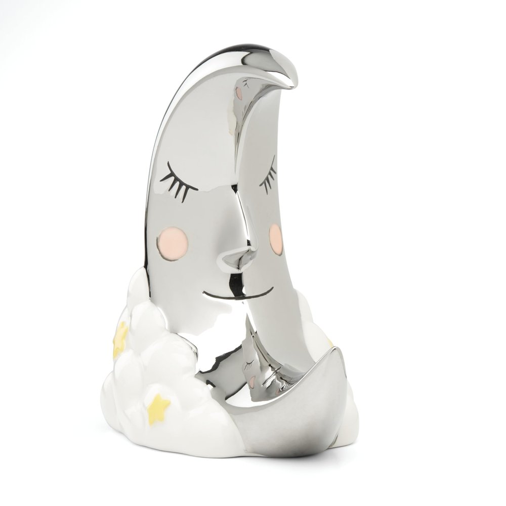 Reed & Barton Sweet Dreams Moon Bank, Metallic