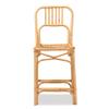 Baxton Studio Ivora Modern Bohemian Natural Brown Rattan Counter Stool view 4