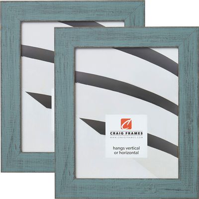 Craig Frames Jasper, 24 x 24 Inch Picture Frame, Country Dixie Grey, Set of 2