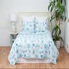 C&F Home Outlook Beach Ocean Coastal Blue Seahorse Turtle Crab Octopus Starfish Sand Dollar King 3-Piece Beach Reversible Coverlet Lightweight Quilt Set with 2 King Shams King 3 Piece Set Blue view 4