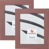 Craig Frames Jasper, 24 x 24 Inch Picture Frame, Country Weathered Red, Set of 2 view 1