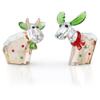 Swarovski's Mo & Ricci Ornament, Clear, Red and Green Crystals from the Mo & Ricci Collection view 1