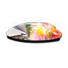 India Mumbai Fridge Magnet Refrigerator Stickers Collection Decorative Magnet Travel Souvenir Heart-Shaped Crystal Glass view 2