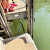 8-Inch Marine SuperBungee Hand Made in The USA with 1 Stainless Steel Hook & 1 Convenient Cleat-Loop Ends (Red) view 3