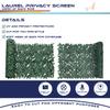 Windscreen4less 58"x117" Artificial Laurel Leaf Privacy Fence Screen Faux Leaves Fence Cover Wall Decoration for Outdoor Garden Patio Porch Deck Balcony Yard (1 Pack, Dark Green) view 3