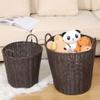ASFD Practical and Convenient Storage Basket Storage Bins Plastic Large Laundry Basket Household Living Room Clothes Storage Baskets Home Office Storage Perfect Organization and Storage view 3