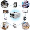 LVYUAN Heavy Duty 5000W Watt Voltage Transformer Converter Step Up/Down Converter 110/120 Volt - 220/240 Volt with 3 US,2 European,1 Universal Outlets and CE Certified,Circuit Break Protection view 3