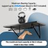 HOME MASTER HARDWARE Heavy Duty Closet Shelf Rod Brackets, Wall Mounted Closet Shelves Bracket with Rod Shelving Support, Black with Screws 4 Pack view 3