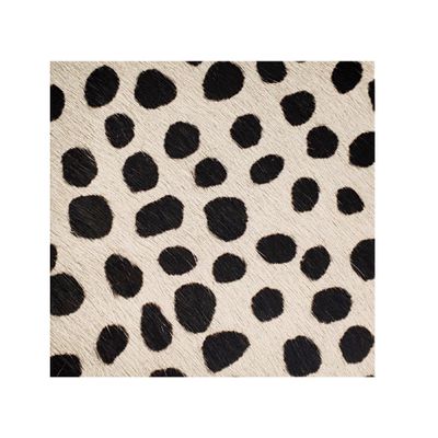 Cowhide Skinny Can, Animal Print Hair On Cowhide, Slim Beer Holder, Drink Huggie, Leather Drink Wrap Huggie (Off White/Black Cheetah)