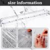 5 Pack Acrylic Sunglasses Organizer Storage Wall Mounted Eyeglasses Holder Hanging Eyewear Display Rack Hanger for Entryway Shelf (Clear) view 2