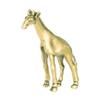 NUOBESTY Antique Brass Giraffe Statue Lifelike Decorative Giraffe Model for Home Office Decor Craftsmanship view 1