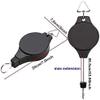 YAMIA Retractable Plant Pulley Plant Pulley, 4 Pack Retractable Heavy Duty Easy Reach Pulley Plant Hanging Flower Basket Hook Hanger, for Garden Baskets Pots Indoor Outdoor Decoration - Black view 2