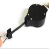 YAMIA Retractable Plant Pulley Plant Pulley, 4 Pack Retractable Heavy Duty Easy Reach Pulley Plant Hanging Flower Basket Hook Hanger, for Garden Baskets Pots Indoor Outdoor Decoration - Black view 3