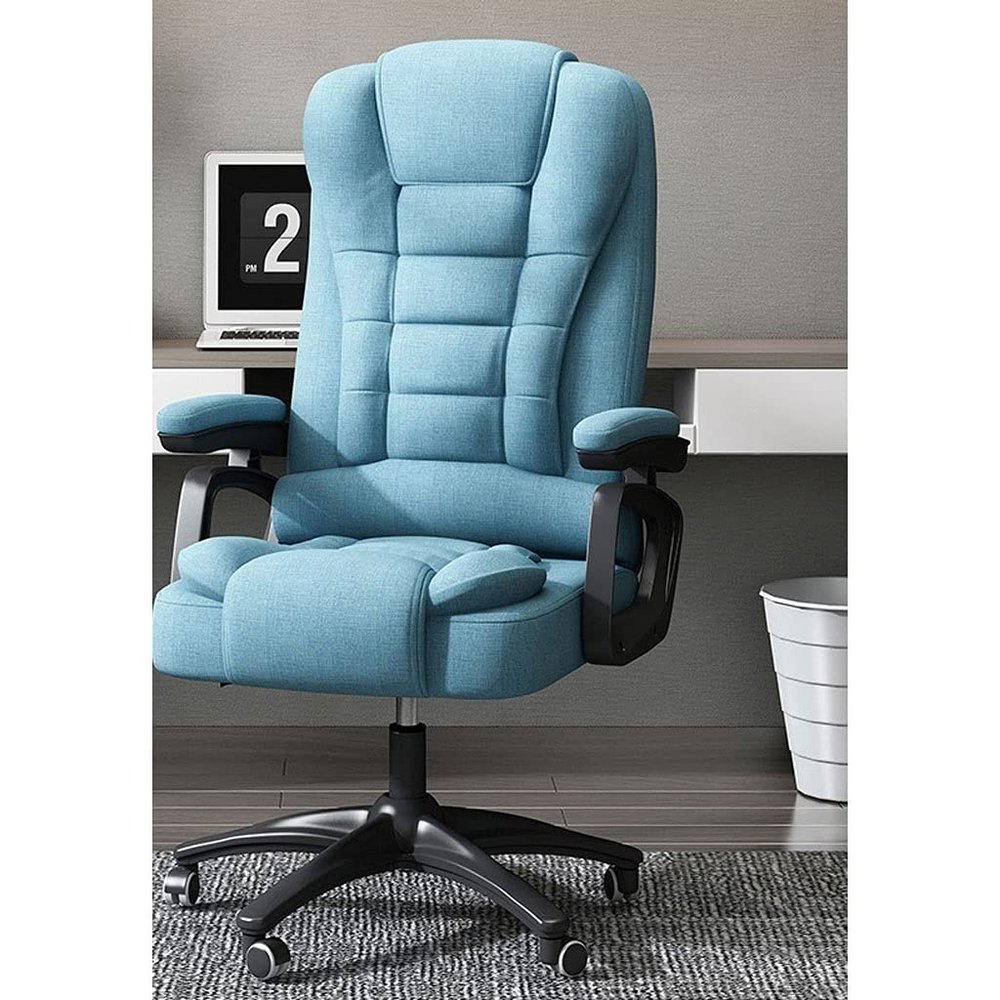 ADIE Office Chair Office Chair Home Computer Chair Boss Chair Comfortable Seat Backrest Sedentary Swivel Chair Gaming Chair Ergonomic Chair Desk Chair (Color : B)