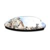 Italy Modena Fridge Magnet Refrigerator Stickers Collection Decorative Magnet Travel Souvenir Heart-Shaped Crystal Glass view 2