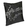 ASYG 18" X 18" Music Throw Cushion Covers Music Notes Throw Pillow Square Music Decorative Throw Pillow Case Double Side Design view 2