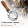 Matybobe Coffee Machine Bottomless Filter 54mm Stainless Steel Holder Portafilter Branch Wooden Handle Professional Coffee Accessory Compatible with Breville 8 Series Coffee Machines view 2